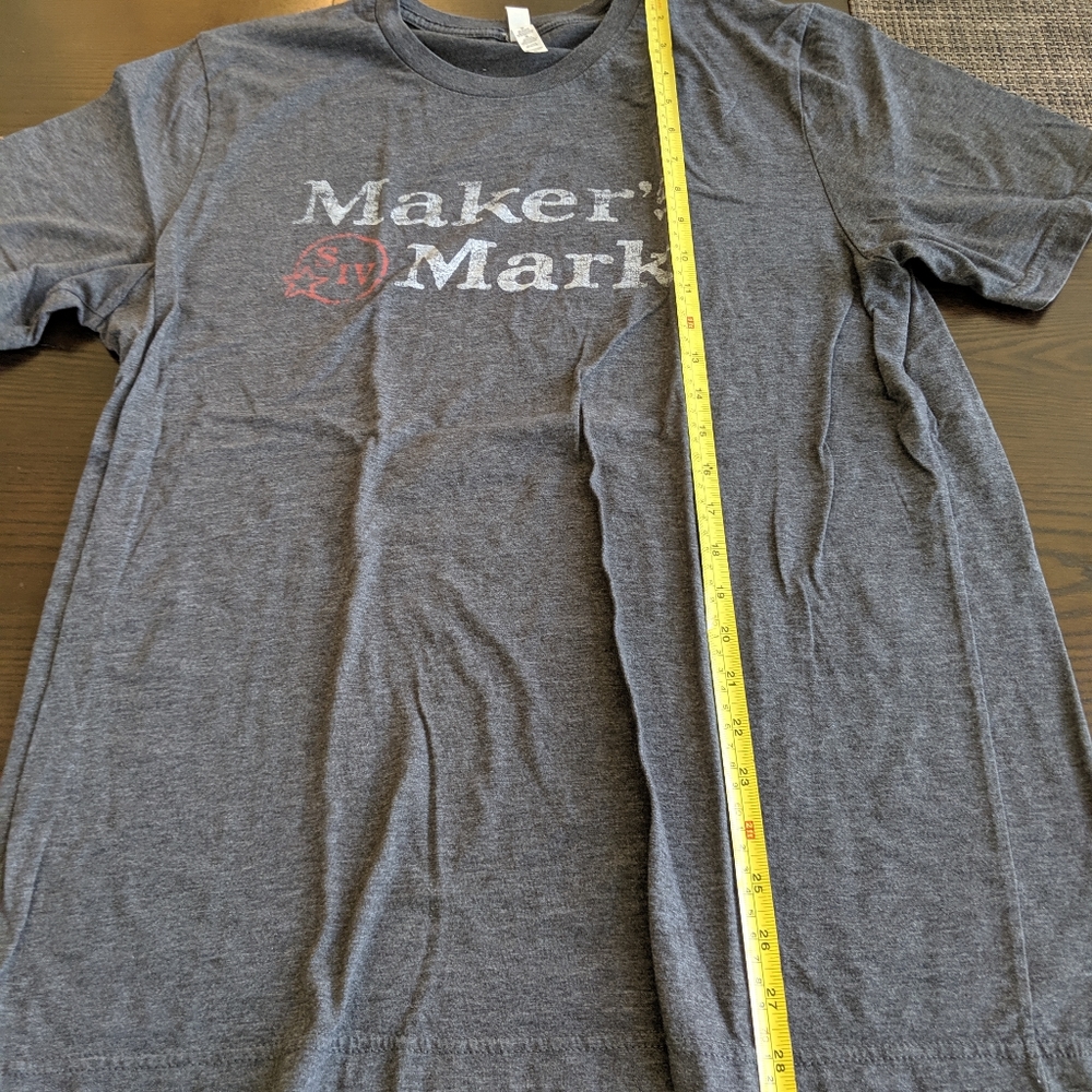 Very soft XL canvas Makers Mark promo tee